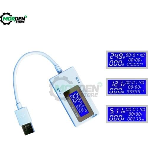 KWS-1705 Dual USB Current Voltage Tester USB Ammeter Charging Tester Monitor USB Ports Digita DC 4-30V 0-5A 0-150W l Display