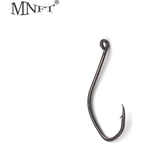 MNFT 12PCS High Carbon Steel Black Nickle Catfish Barbed Fishing Hook Sea Fishing Hooks Size 5.5*2.8cm/2.16*1.1 Inches