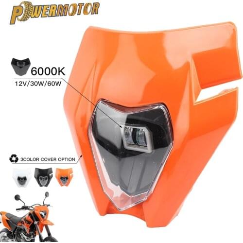 Motorcycle LED Headlight Headlamp Head Lamp Light for XC EXCF SX SXF XCW XCFW XC XCF 125 150 250 300 350 450 530 690 SMR Six Day