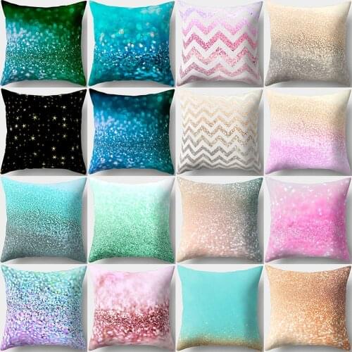 Mylb 2018 Fashion Art Cover For Kids Super Soft Pillowcases 45x 45 cm Glitter Sequins Colorful Pillow Case Sequins Pillow Cover