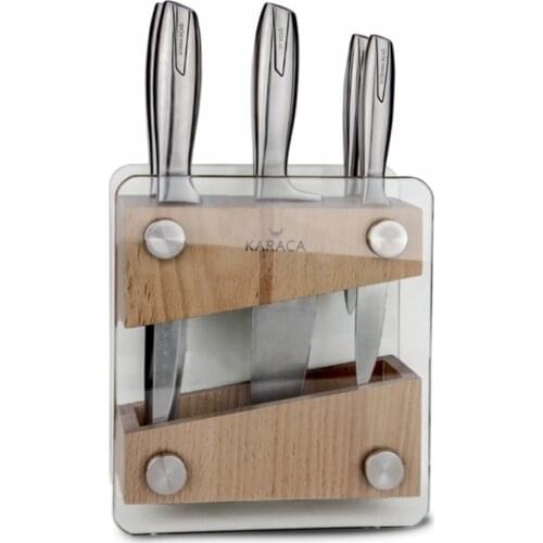 Venus 6 Piece Glass Standing Knife Set