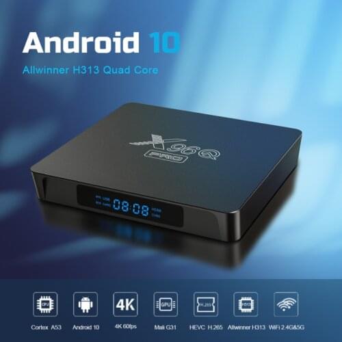 2021 New X96Q PRO Android 10.0 TV Box IPTV Box X96Q 1G 8G 2G 16G Allwinner Smart IP TV Set Top Box