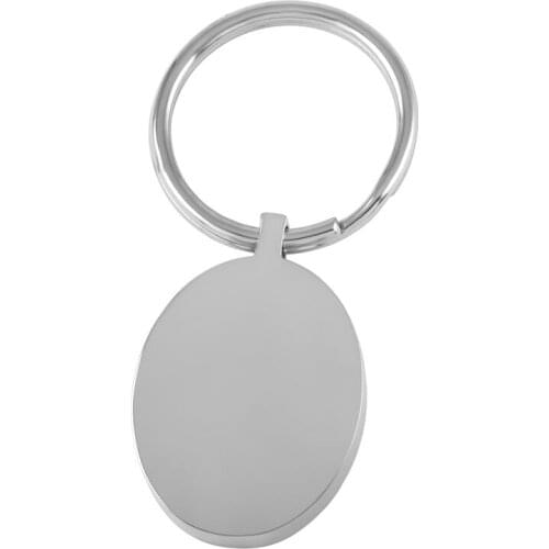 IJK0038 WHOLESALE (Oval/Round/Heart/Square/Rectangle) Blank Stainless Steel Key Chain,Free Engraving