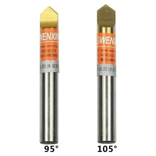 Original Wenxing 95 degree Degree Flat Cutters End Milling Mill Cutter Locksmith Tools Set Cutters For Key Machine Drill Bit
