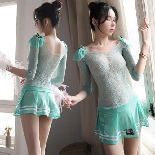 Sexy lingerie sexy maid suit tight-fitting temptation suit lace dress European and American foreign trade sailor suit lace