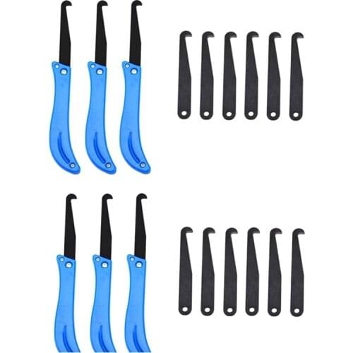 SHGO HOT-18Pcs Tile Joint Tool Caulking Tool Kit Foldable Sewing Knife Sealant Tool