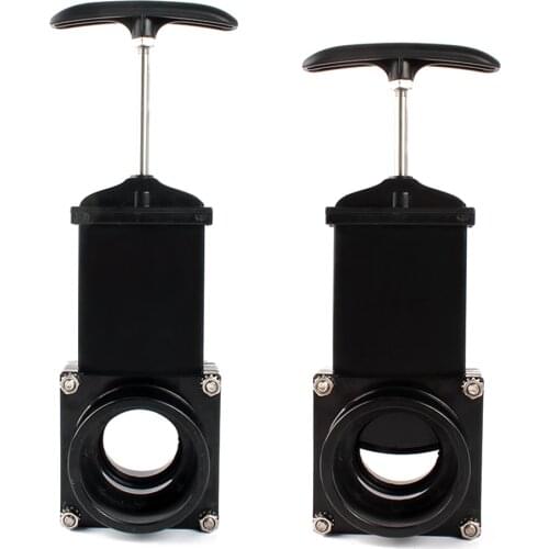 RV Knife Water Gate Valve Durable Flow Van Sewer Hose Plastic 50mm Exterior Home Accessories Caravan Drain Rv Camper Trailer Van