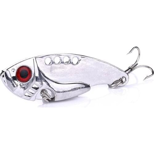 1Pcs Vib Fishing Lure Isca Artificial Metal Fishing Lures Wobbler Leurre Peche Full Swimming Layer Hard Lure 5.5cm 11g Pesca