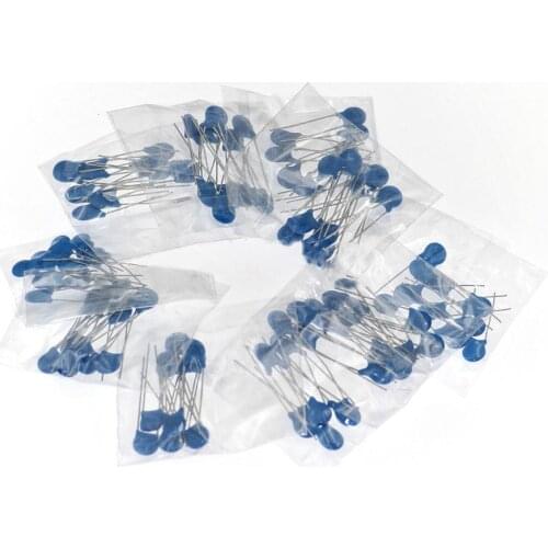 100pcs 10 specifications each 10pcs 2KV 102K 221K 332K 472K 681K 152K 222K 821K plug-in high voltage ceramic capacitor package