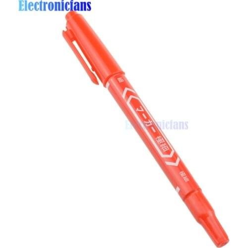 2Pcs CCL Anti-etching PCB circuit board Ink Marker Pen For DIY PCB RED