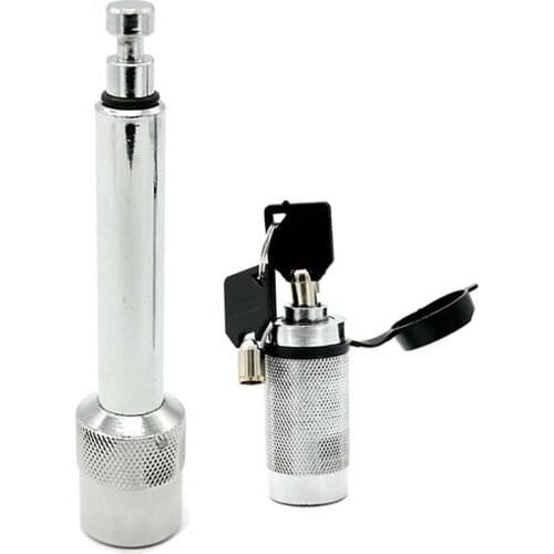 5/8" Trailer Hitch Locking Pin with 2 Keys and Cover Truck Trailer Receiver Hitch Receiver Locking Pin Anti Rust