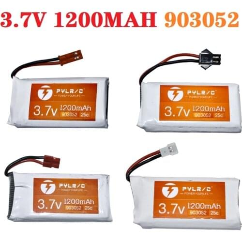 903052 1200mah Rechargeable Battery For Syma X5 X5C X5sw X5sc X5s X5sc -1 X5hw X5uw M18 H5P Rc Quadcopter 3.7v Lipo Battery