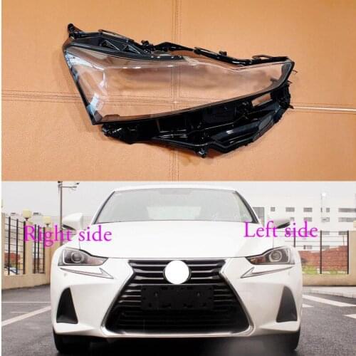 For Lexus IS250 IS300 2016 2017 2018 2019 Headlight Shell Lamp Shade Transparent Cover Headlight Glass Headlamp Cover