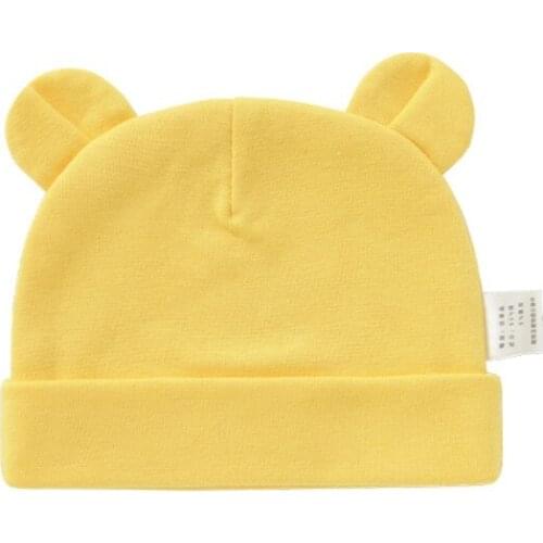 Baby Hat With Ears Cotton Warm Newborn Accessories Baby Girls Boys Autumn Winter Hat For Kids Infant Toddler Beanie Cap D0AF