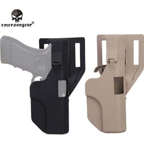 EmersonGear Fast Loaded GLOCK Holster Black/Dark Earth Waist Harness fast Holster