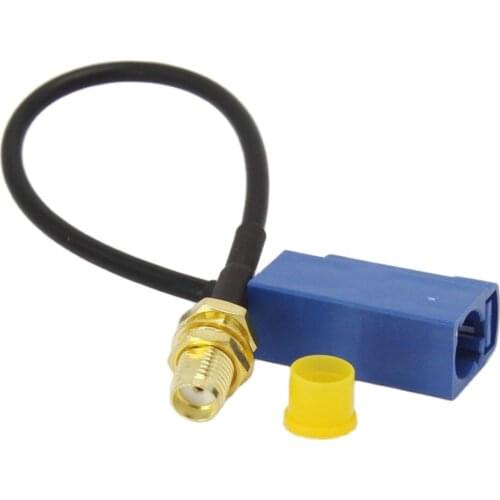 Fakra female to sma female GPS antenna extension cable adapter Fakra to SMA RF cable RG174 15CM