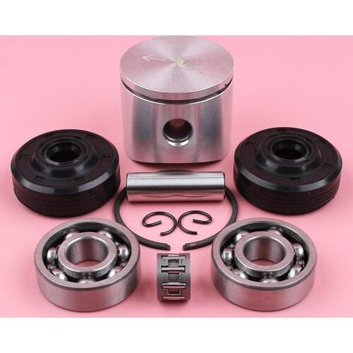 40mm Piston Pin Ring Circlip Crank Bearing Oil Seal Needle Bearing For Husqvarna 41 141 141LE 142 142E Chainsaw Parts