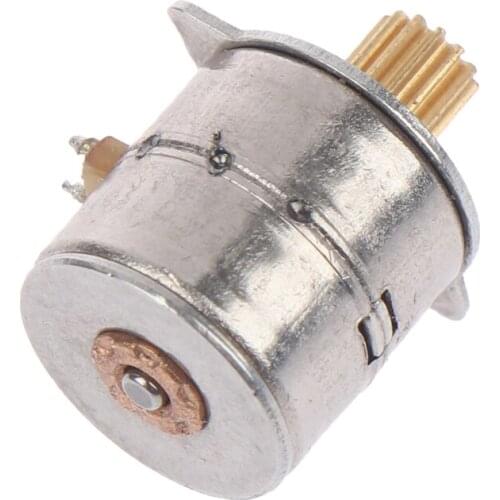 Micro Stepper Motor 10mm Two-phase Four-wire Step Motor With 13 Teeth Brass Gear