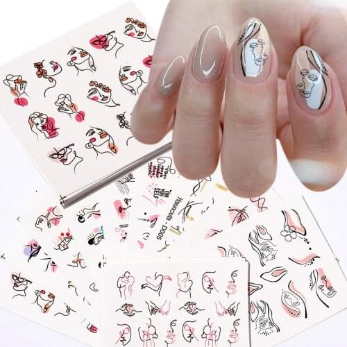 12Pcs/lot Song of Spring Series Nail Art Stiker 8 Flower Pattern Water Transfer Decal 2021 Colorful Slider Manicure Decoration