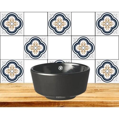 Wall Stickers Self-adhesive Wallpaper Simulation Mosaic Tile Stickers Kitchen Oil Stickers Waterproof