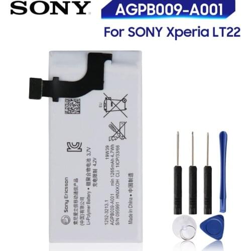 Original Replacement Sony Battery For SONY LT22 LT22i Xperia P Nypon Genuine Phone Battery 1260mAh