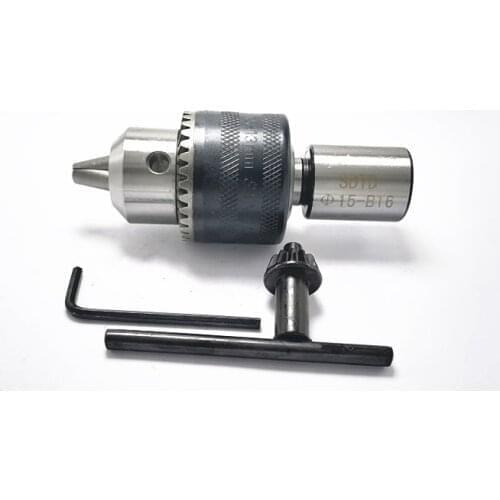 1set B10 B12 B16 light duty drill chuck +inner hole 5MM 6MM 7MM 8mm 9 10 11 12 14mm arbor adapter motor shaft connecting rod