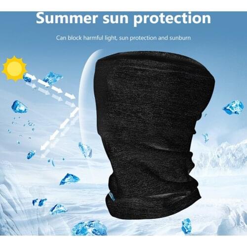 Outdoor Cycling UV Protection Dust-proof Bandana Scarf Face Cover Neck Gaiter Cycling Headscarf Tube Wristband Headband Cool