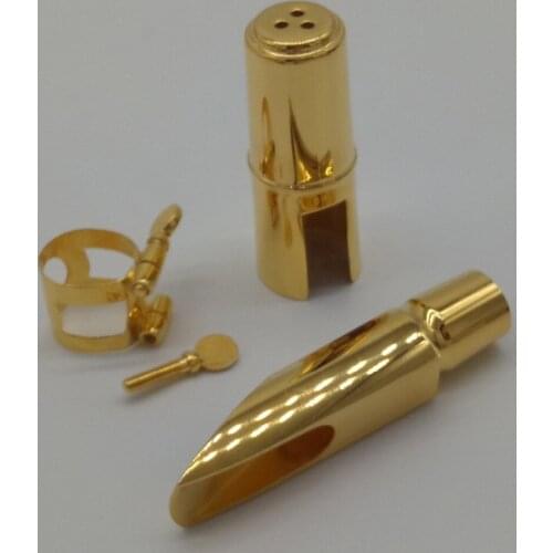 Professional Brand New Advanced Tenor Soprano Alto Saxophone Mouthpieces Metal Sax Mouth Pieces Gold Lacquer 5 6 7 8 9