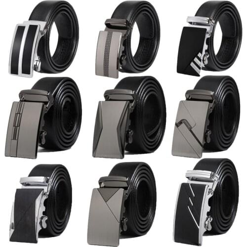 MenS Belt With Automatic Buckle PU Leather Strap Fashion Simple Electroplating Casual Belt Belt Perfect Clothing Accessories