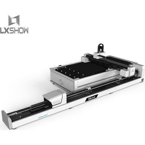 Rotary axis round square tube laser cutting with sheet metal steel fiber 500W 1000W 1500W 2200W laser cutting machine