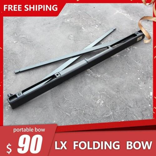 2019 LX Folding Bow/ Outdoor Most Portable Hunting Weapon and Archery Shooting Bow with 35lbs/55lbs In Stock Black Color Only