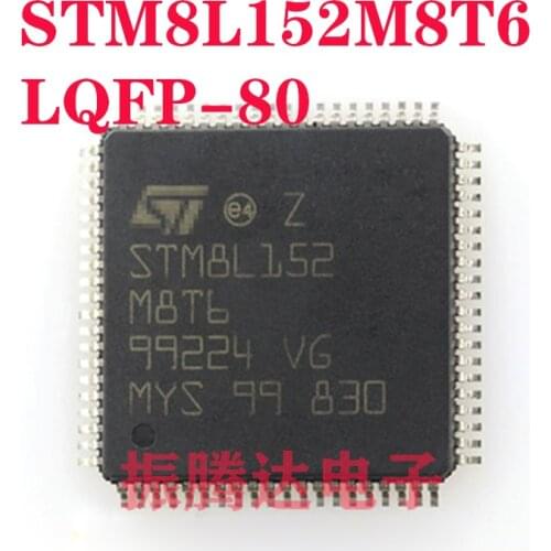 STM8L152M8T6 STM8 STM8L STM8L152 LQFP-80 MCU