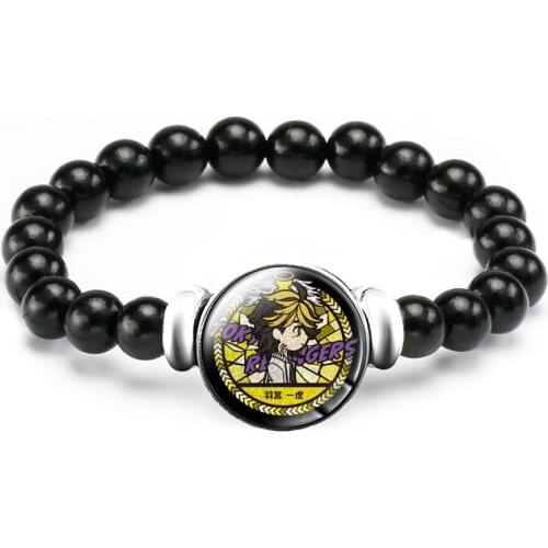 Tokyo Swastika Avengers Tokyo Revengers Jewelry Bracelet Creative Time Gem DIY Beaded