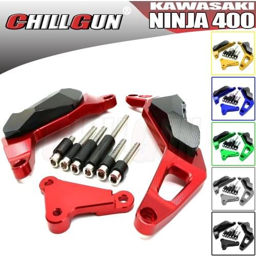 Motorcycle Engine Guard Side Protective Cover Crash Slider Falling Protector For KAWASAKI NINJA400 2018-2021 NINAJA250 2018-2020