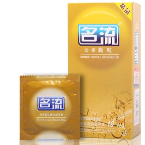 10pcs Dynamic Particle Delay Ejaculation Condoms Natural Latex Rubber Penis Extender Sleeve Cock Male Sex Products Shop For Men