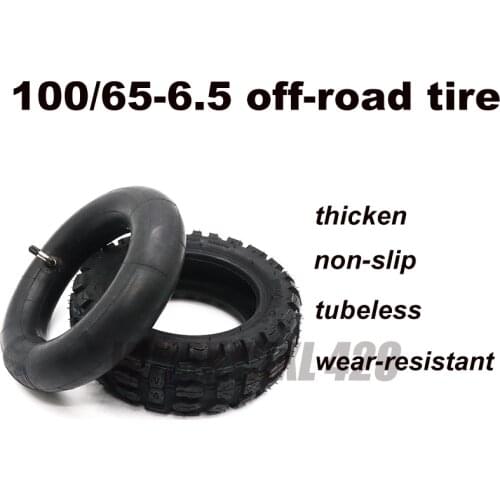 100/65-6.5 TUOVT tubeless nylon thicken tires suitable for 11 inch electric motor scooter Inflatable non-slip tires