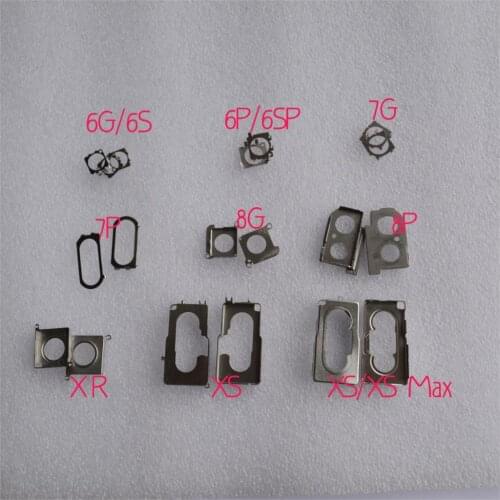 100pcs/lot Rear Back Camera Glass Lens Cap Seal Bracket Ring Holder For iPhoneX XS Max