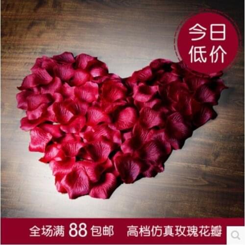 1400 pcs/lot) Married simulation petals wholesale false rose petals high simulation rose petals wedding artificial rose petals