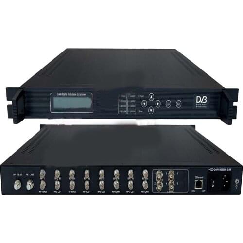 8-channel integrated national standard DTMB modulator Dexin solution digital TV QAM modulator