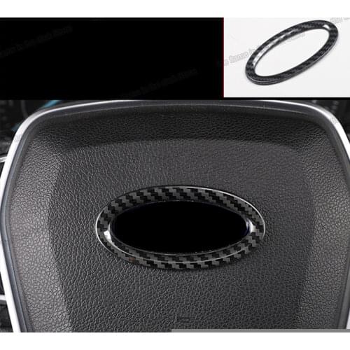 Lsrtw2017 Car Steering Wheel Logo Mark Ring Trims Decoration for Ford Territory 2019 2020 2021 Accessories Auto Moldings Kit