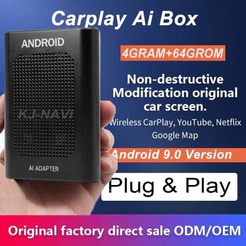 4+64G Car Multimedia Player Carplay Android TV For BMW 1 2 3 4 5 7 series F01 F56 F15 F25 F26 F48 AI Box Wireless Mirrorlink