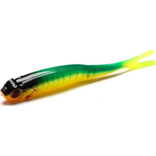 Banshee 5.5g/ 100mm REAL SHAD Soft Silicone Fishing Lures Bass Perch Soft Bait for Texas Rig