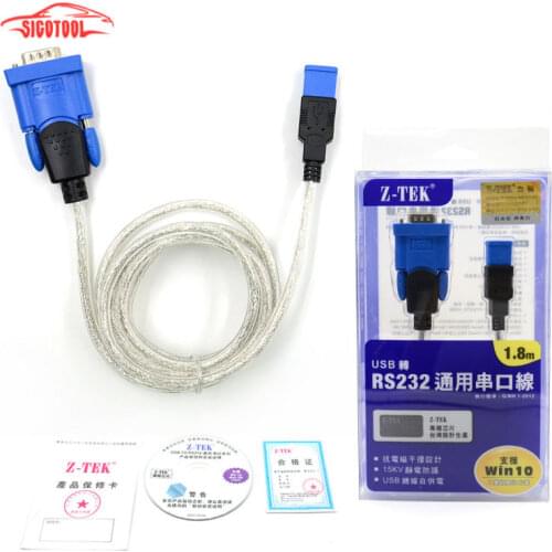 Free shipping&wholesale 1PCS quality Z-TEK ZE551USB2.0 to RS232 converter Supports up can works W10