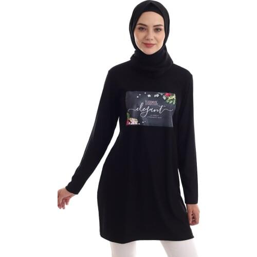 Blouse Women Autumn Winter Single Blouse Solid Vintage Blouse Shirts long Sweater 2021 Fashion Printed Black color