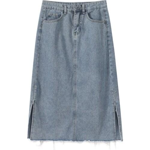 CAIJEWEL Denim Skirts For Women