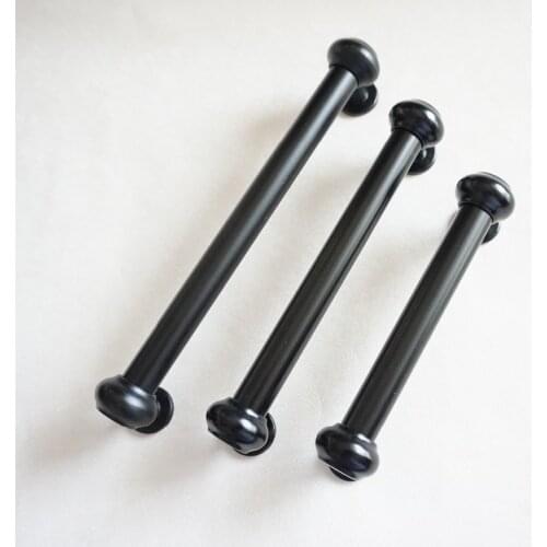 Black Kitchen Cabinet Handle Drawer Pull Handles Dresser Pulls / Retro Rustic Furniture Cupboard Hardware Extra Large Modern