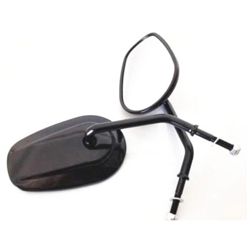 Motorcycle Black Rearview Mirrors For Harley FLSTC FXDB DYNA FXDF FLSTF XL883 1200 VRSCAW V-ROD Black