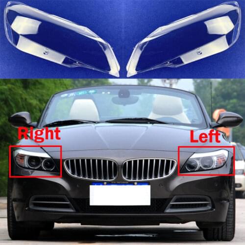 For BMW Z4 E89 2009-2013 Auto Headlamp Lampshade Car Front Headlight Cover Head Lamp Light Case Glass Lens Shell Caps