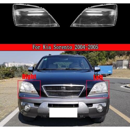 Car Headlamp Lens For Kia Sorento 2004 2005 Headlight Cover Glass Lamp Transparent Lampshade Shell Headlight Cover Lampcover