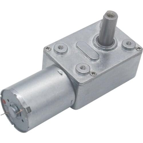 8 mm hollow shaft motor JGY - 370 turbine worm reducer motor large torsion self-locking v24v6v 12